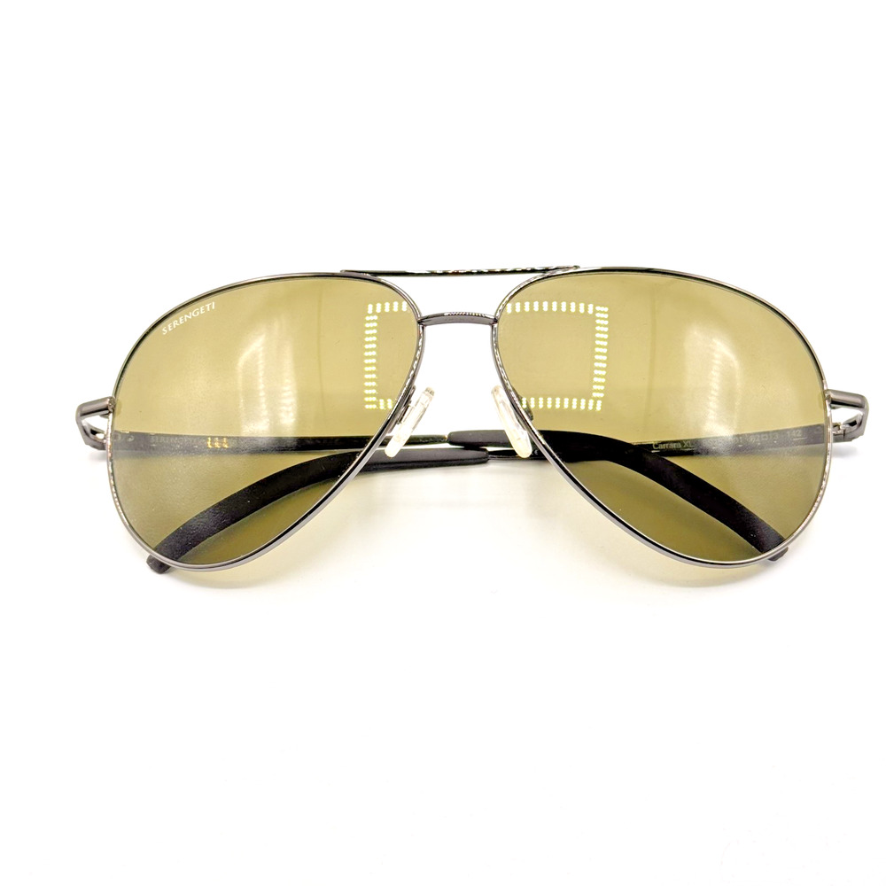 Serengeti Sunglasses CARRARA XL SS757001 Gunmetal Frame POLARIZED Lens 62mm New
